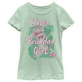 thumbnail image 1 of Girl's Jurassic Park Clever Birthday  Graphic Tee Mint Large, 1 of 4