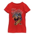 thumbnail image 1 of Girl's Jurassic Park I'm Roarsome T.Rex Graphic Tee Red X Small, 1 of 4