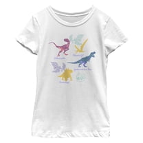 Girl's Jurassic World Botanical Dinosaurs  Graphic T-Shirt