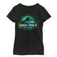 thumbnail image 1 of Girl's Jurassic World: Fallen Kingdom T. Rex Spray Paint Logo  Graphic Tee Black X Small, 1 of 3