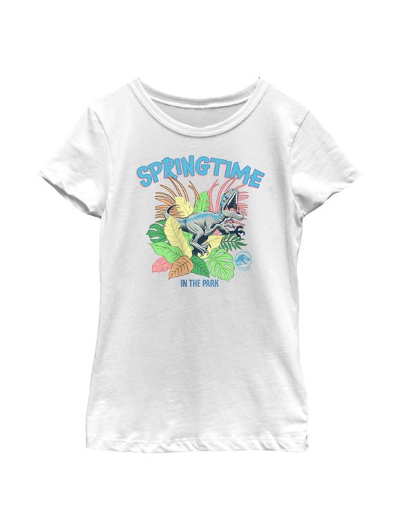 Girl's Jurassic World Springtime in the Park Graphic T-Shirt