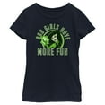thumbnail image 1 of Girl's Kim Possible Neon Green Shego  Graphic Tee Navy Blue Medium, 1 of 4