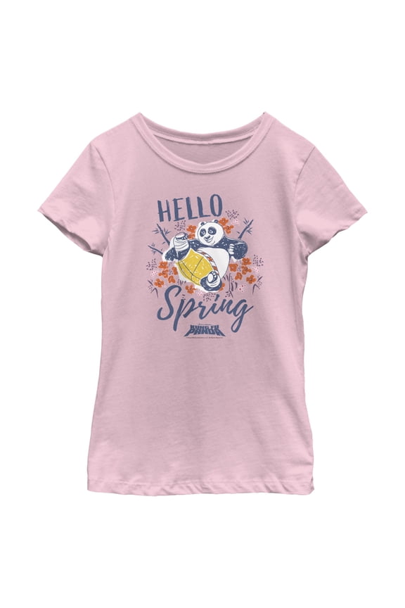 Girl's Kung Fu Panda Hello Spring Graphic T-Shirt