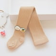 thumbnail image 1 of Girl's Leggings Pant Seamless Pure Cotton Pantyhose Non-Skid Socks with Cute Bow for Girls Toddler Baby Knitted Stretchy Waist 1-8 Years, 1 of 3