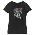 thumbnail image 1 of Girl's Lightyear Retro Distressed Buzz and Sox  Graphic Tee Black X Small, 1 of 4
