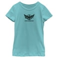 thumbnail image 1 of Girl's Lightyear Star Command Badge  Graphic Tee Tahiti Blue X Large, 1 of 4