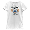 thumbnail image 1 of Girl's Lilo & Stitch Alien Language Stitch  Graphic Tee White X Small, 1 of 4