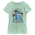 thumbnail image 1 of Girl's Lilo & Stitch Aloha Ice Cream Graphic Tee Mint Medium, 1 of 4