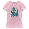 thumbnail image 1 of Girl's Lilo & Stitch Aloha Kauai Graphic Tee Light Pink Large, 1 of 4