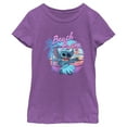 thumbnail image 1 of Girl's Lilo & Stitch Beach Party Stitch Graphic Tee Purple Berry X Large, 1 of 4