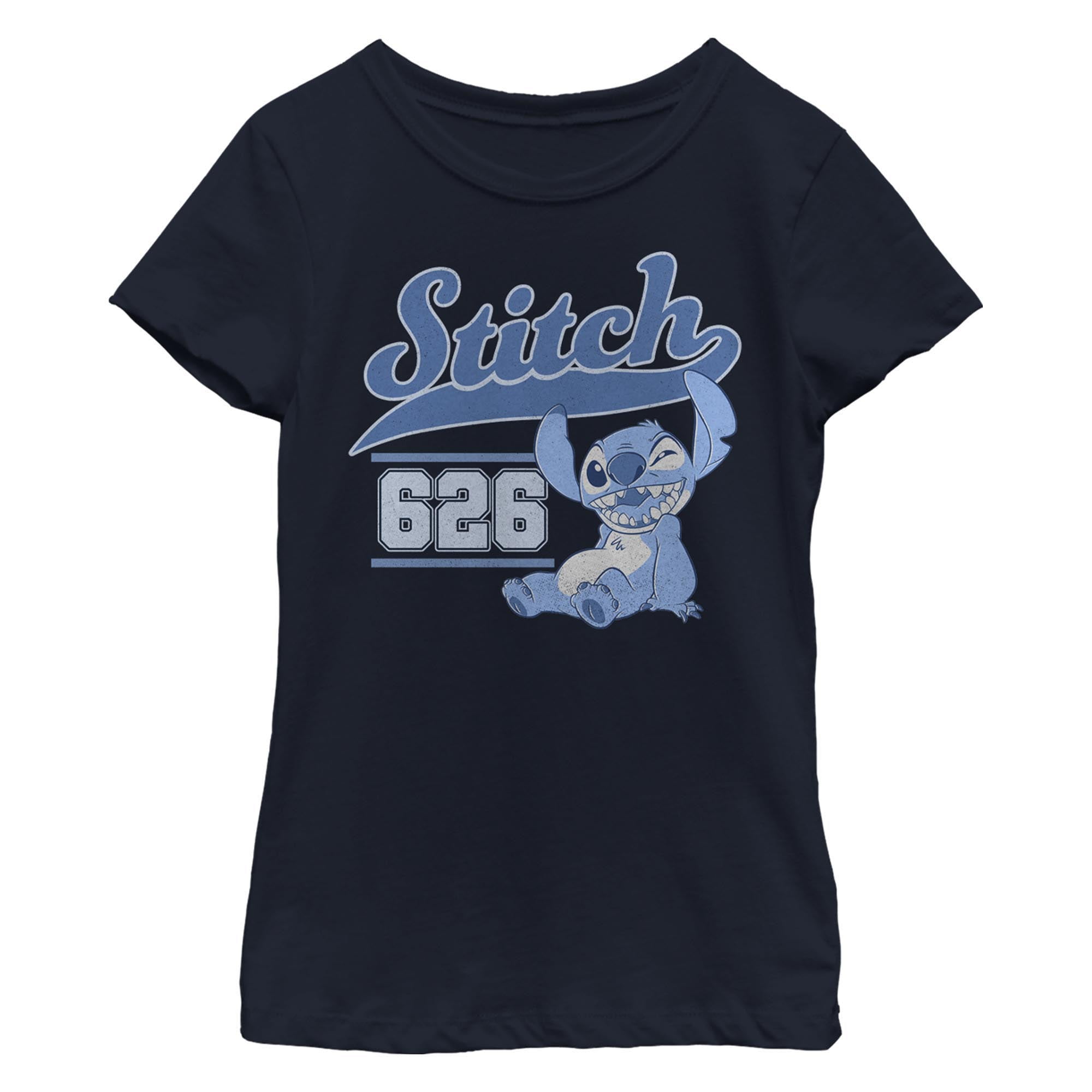 ★2025SS新作★REMAGIE★Midnight stitch Tee Girl's Lilo & Stitch Current Mood Waiting Graphic Tee Red X