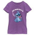thumbnail image 1 of Girl's Lilo & Stitch No Bad Days  Graphic Tee Purple Berry X Large, 1 of 4