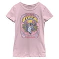 thumbnail image 1 of Girl's Lilo & Stitch Ohana Groovy Stitch Poster  Graphic Tee Light Pink Medium, 1 of 4
