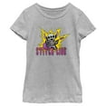 thumbnail image 1 of Girl's Lilo & Stitch Rocker Stitch Live  Graphic Tee Athletic Heather Large, 1 of 5