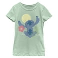 thumbnail image 1 of Girl's Lilo & Stitch Sitting in Nature  Graphic T-Shirt, 1 of 4