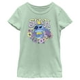 thumbnail image 1 of Girl's Lilo & Stitch Springtime Stitch  Graphic Tee Mint Small, 1 of 4