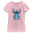 thumbnail image 1 of Girl's Lilo & Stitch Standing Stitch Graphic Tee Light Pink Large, 1 of 4