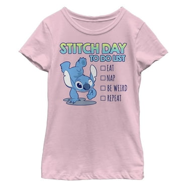 Girl's Lilo & Stitch To Do List  Graphic T-Shirt
