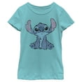 thumbnail image 1 of Lilo & Stitch Watercolor Stitch Graphic Tee for Girls,, 1 of 4
