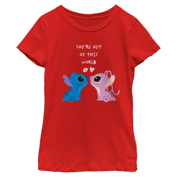 Girl's Lilo & Stitch You're Out of This World  Graphic T-Shirt