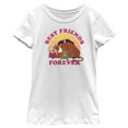 thumbnail image 1 of Girl's Lion King Best Friends Forever Graphic Tee White X Small, 1 of 4