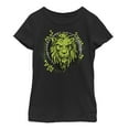thumbnail image 1 of Girl's Lion King Geometric Scar Emblem  Graphic Tee Black X Large, 1 of 3