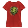 thumbnail image 1 of Girl's Lion King Geometric Scar Emblem  Graphic Tee Red X Large, 1 of 5