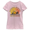 thumbnail image 1 of Girl's Lion King No Worries Vibrant Sunshine  Graphic Tee Light Pink X Large, 1 of 4