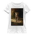 thumbnail image 1 of Girl's Lion King Simba Paw Movie Poster  Graphic Tee White X Large, 1 of 4
