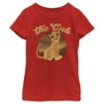 thumbnail image 1 of Girl's Lion King Simba The Cub  Graphic Tee Red Large, 1 of 5