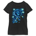 thumbnail image 1 of Girl's Lion King Starry Night Pride Rock Graphic Tee Black Small, 1 of 3