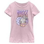 Girls Looney Tunes Bugs Bunny Hoppy Easter Graphic Tee Light Pink Small