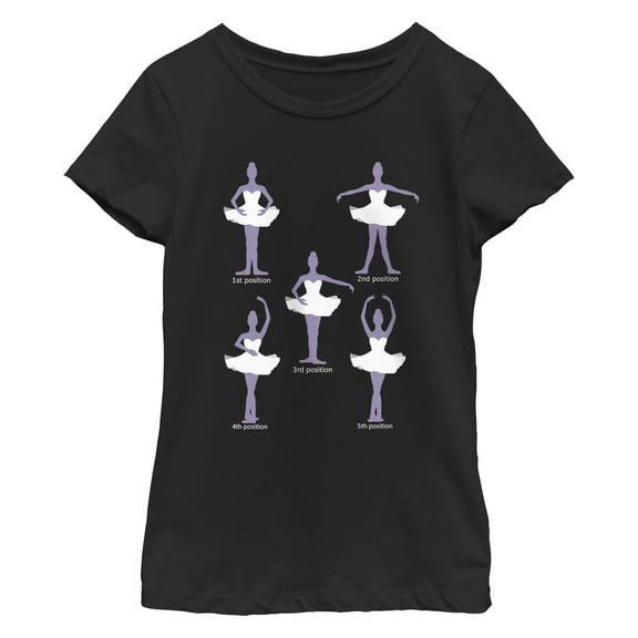 Girl's Lost Gods Ballet Positions  Graphic T-Shirt
