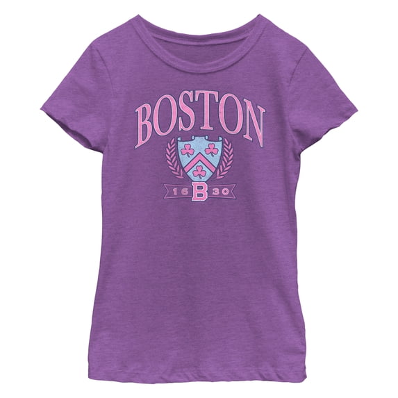 Girl's Lost Gods Boston Crest Graphic T-Shirt