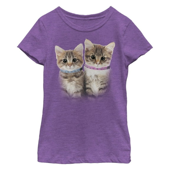 Girl's Lost Gods Cute Kittens Graphic T-Shirt