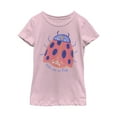 thumbnail image 1 of Girl's Lost Gods Cute as a Ladybug  Graphic Tee Light Pink Medium, 1 of 3