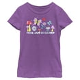 thumbnail image 1 of Girl's Lost Gods Find Love in Nature  Graphic Tee Purple Berry X Small, 1 of 4