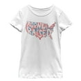 thumbnail image 1 of Girl's Lost Gods Fourth of July  U.S.A. Born  Graphic Tee White Large, 1 of 4