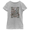 thumbnail image 1 of Girl's Lost Gods Free Spirits Skeletons  Graphic Tee Athletic Heather Large, 1 of 5