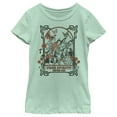 thumbnail image 1 of Girl's Lost Gods Free Spirits Skeletons  Graphic Tee Mint X Small, 1 of 4