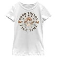 thumbnail image 1 of Girl's Lost Gods Good Things Take Time Graphic Tee White X Large, 1 of 4