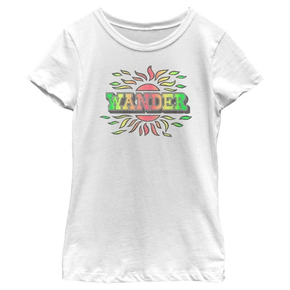 Girl's Lost Gods Gradient Retro Wander  Graphic T-Shirt
