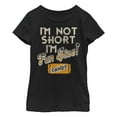 thumbnail image 1 of Girl's Lost Gods Halloween Fun-Size Candy  Graphic Tee Black Small, 1 of 3