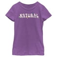 thumbnail image 1 of Girl's Lost Gods Natural Flowers  Graphic Tee Purple Berry Medium, 1 of 4