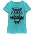 thumbnail image 1 of Girl's Lost Gods Owl Eyes T-Shirt, 1 of 3