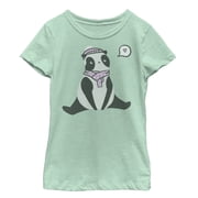 Girls Lost Gods Panda Love Graphic Tee Mint Medium