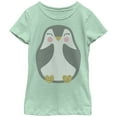 thumbnail image 1 of Girl's Lost Gods Penguin Cuddle  Graphic Tee Mint Small, 1 of 3