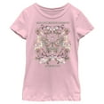 thumbnail image 1 of Girl's Lost Gods Positive Day Butterfly  Graphic Tee Light Pink Small, 1 of 4