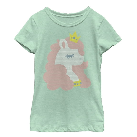 Girl's Lost Gods Princess Pony  Graphic Tee Mint Small