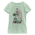 thumbnail image 1 of Girl's Lost Gods Run Wild Horse Wreath Graphic T-Shirt, 1 of 4
